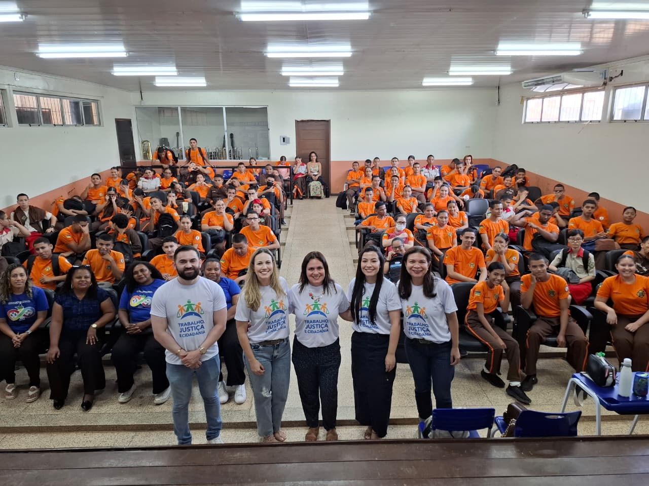 AMATRA 8 leva segunda etapa do Programa TJC a cinco escolas estaduais em Macapá